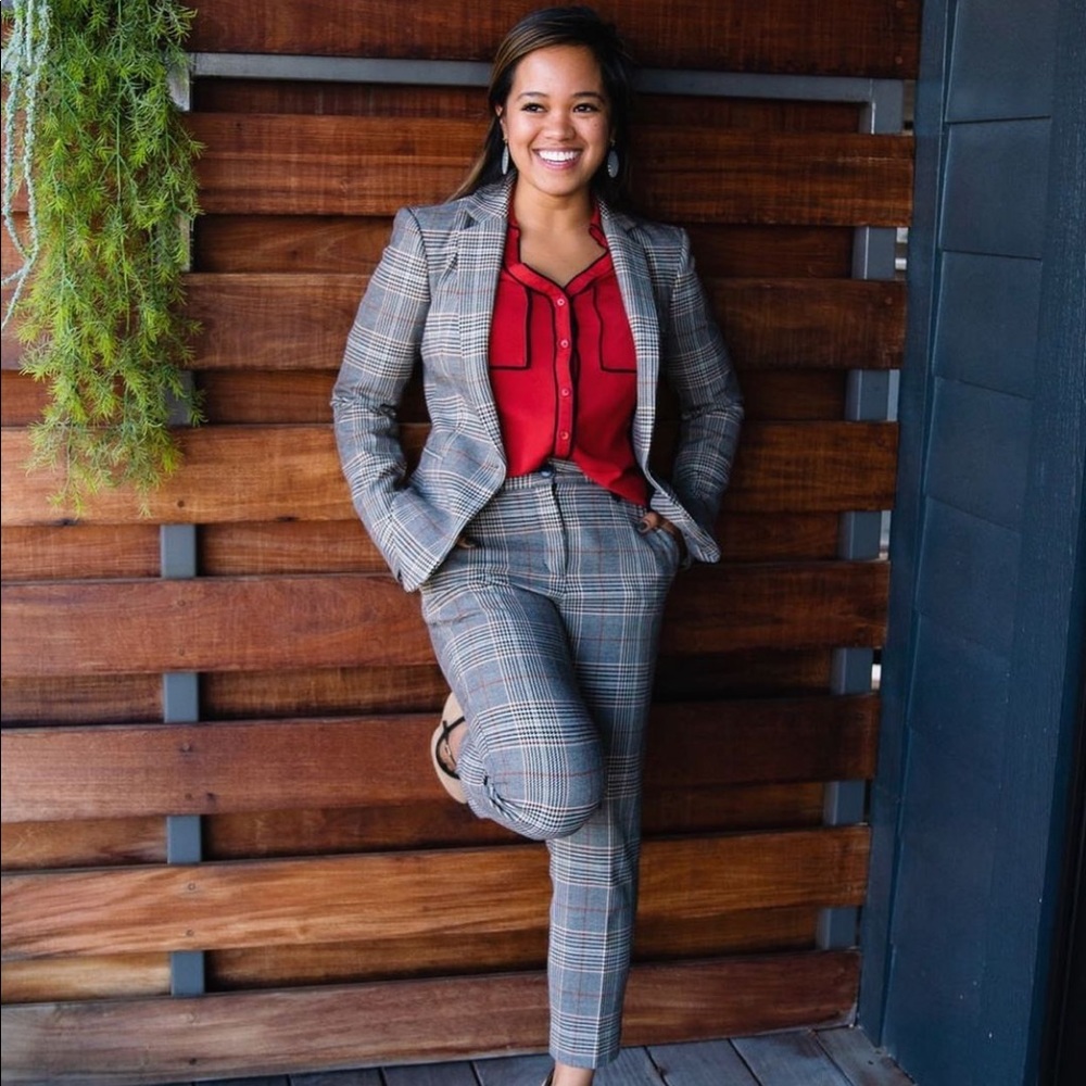 Express fall suit size 0